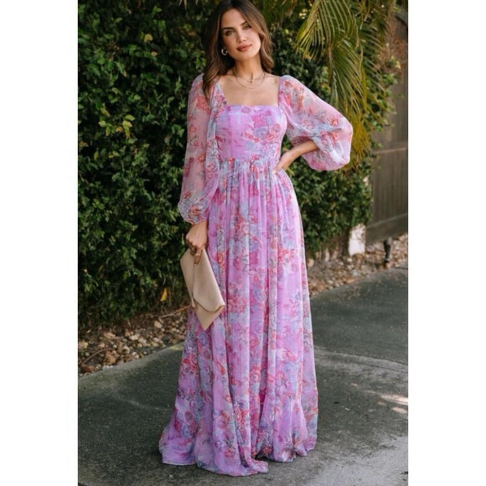 Storia Floral Maxi Dress - NWT